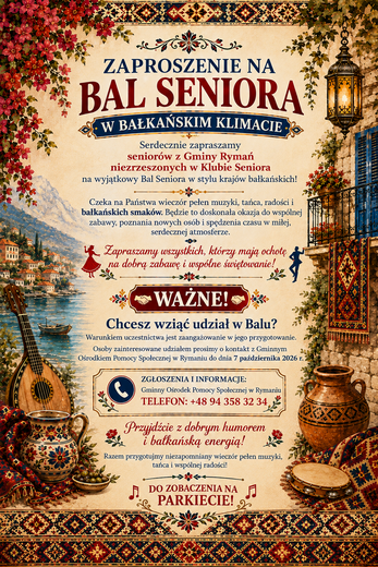 Bal Seniora - 16.10.2026 r.