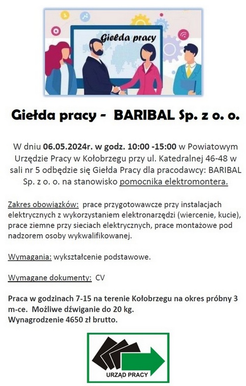 Giełda pracy w&nbsp;PUP w&nbsp;Kołobrzegu 